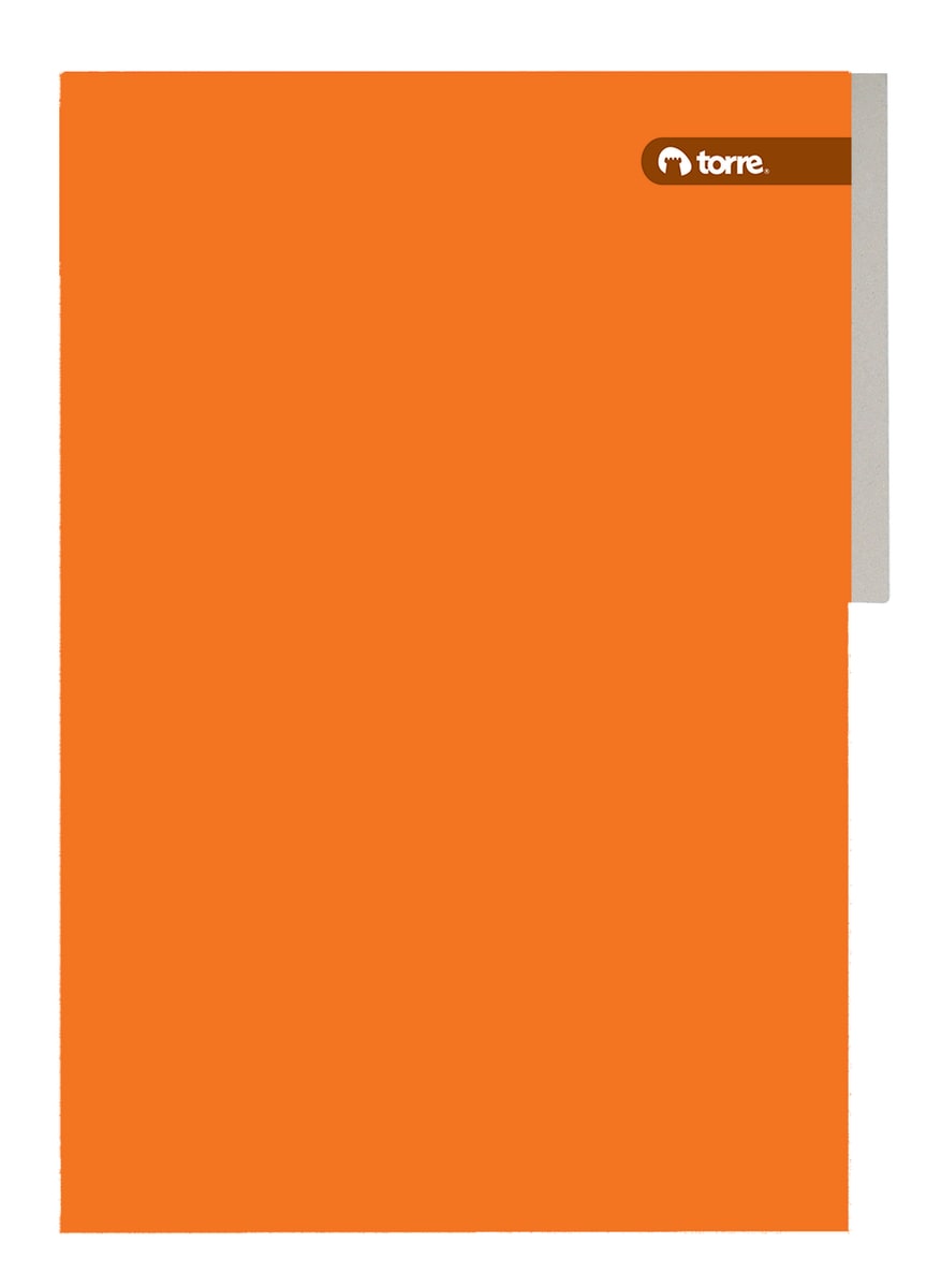 Carpeta pigmentada naranja Torre1