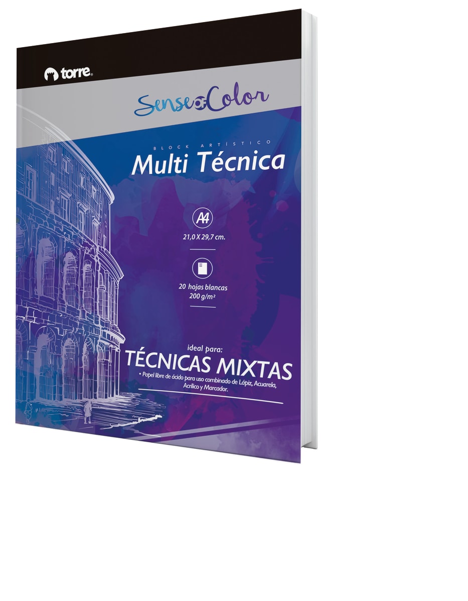 Block artistico multitecnica A4 Sense of Color1