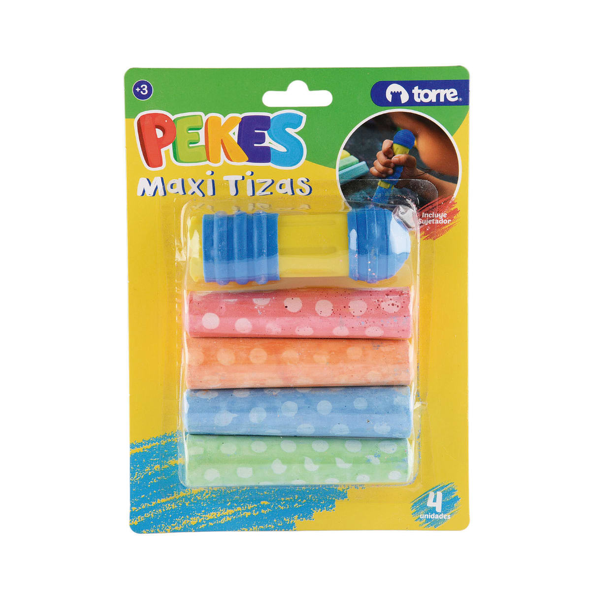 Maxi tizas con sujetador pekes torre1