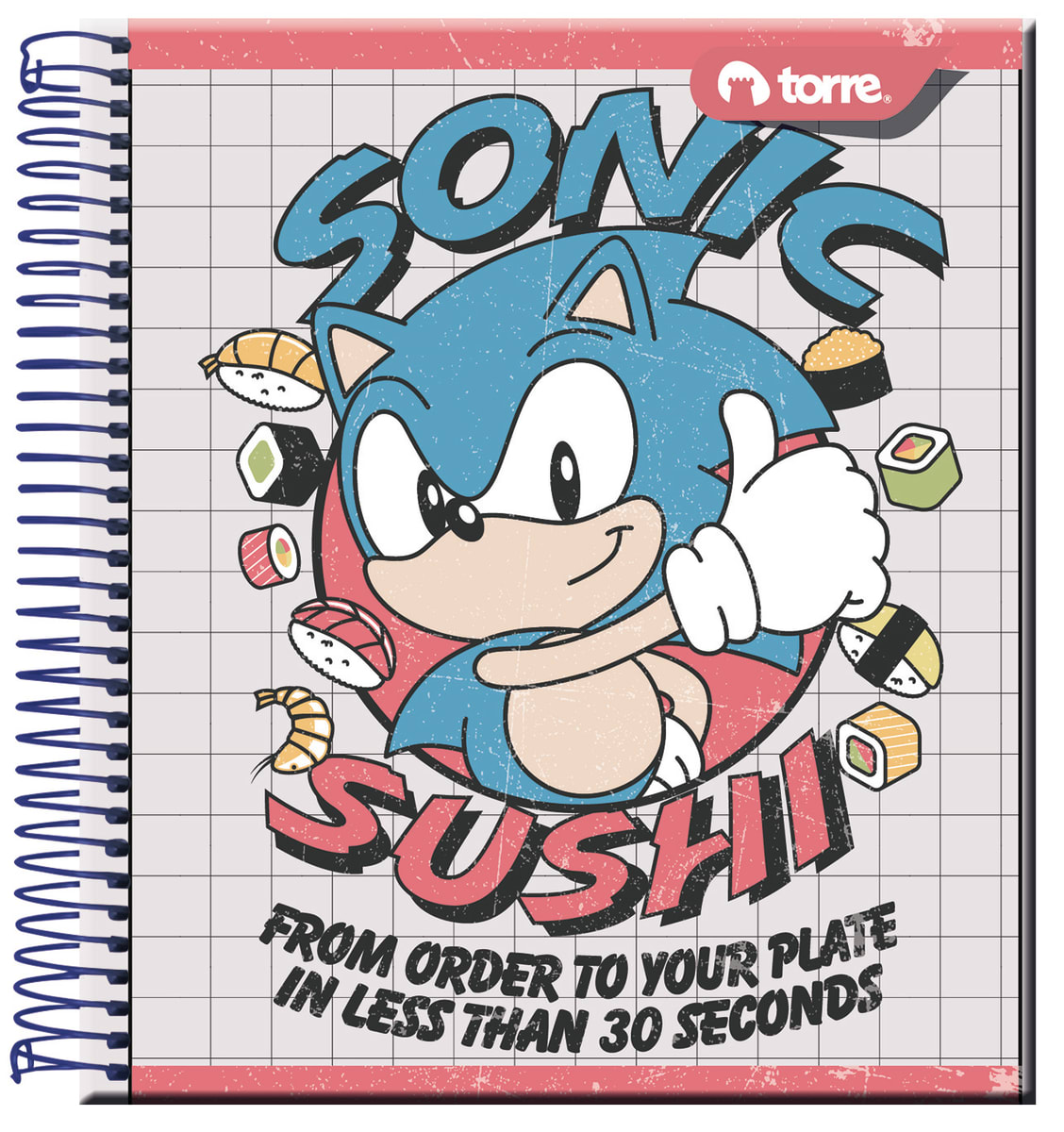 Cuaderno pocket Sonic 5mm 90 hjs Torre4