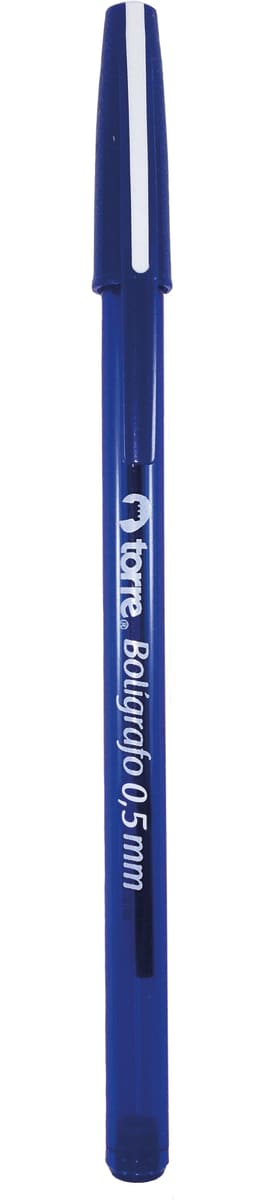 Bolígrafo azul fino 0.5 Torre1