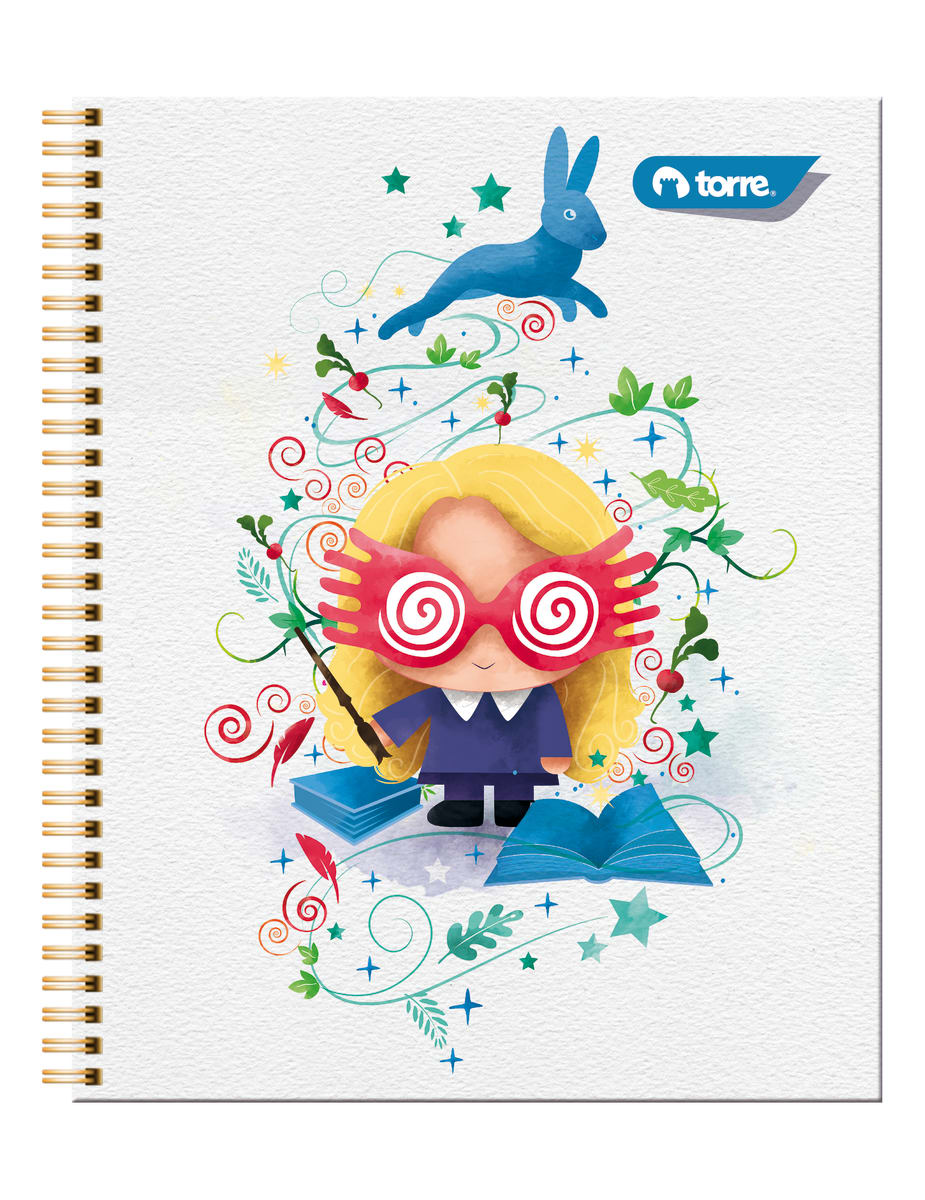 Cuaderno universitario Harry Potter 7mm 100 hjs Torre7