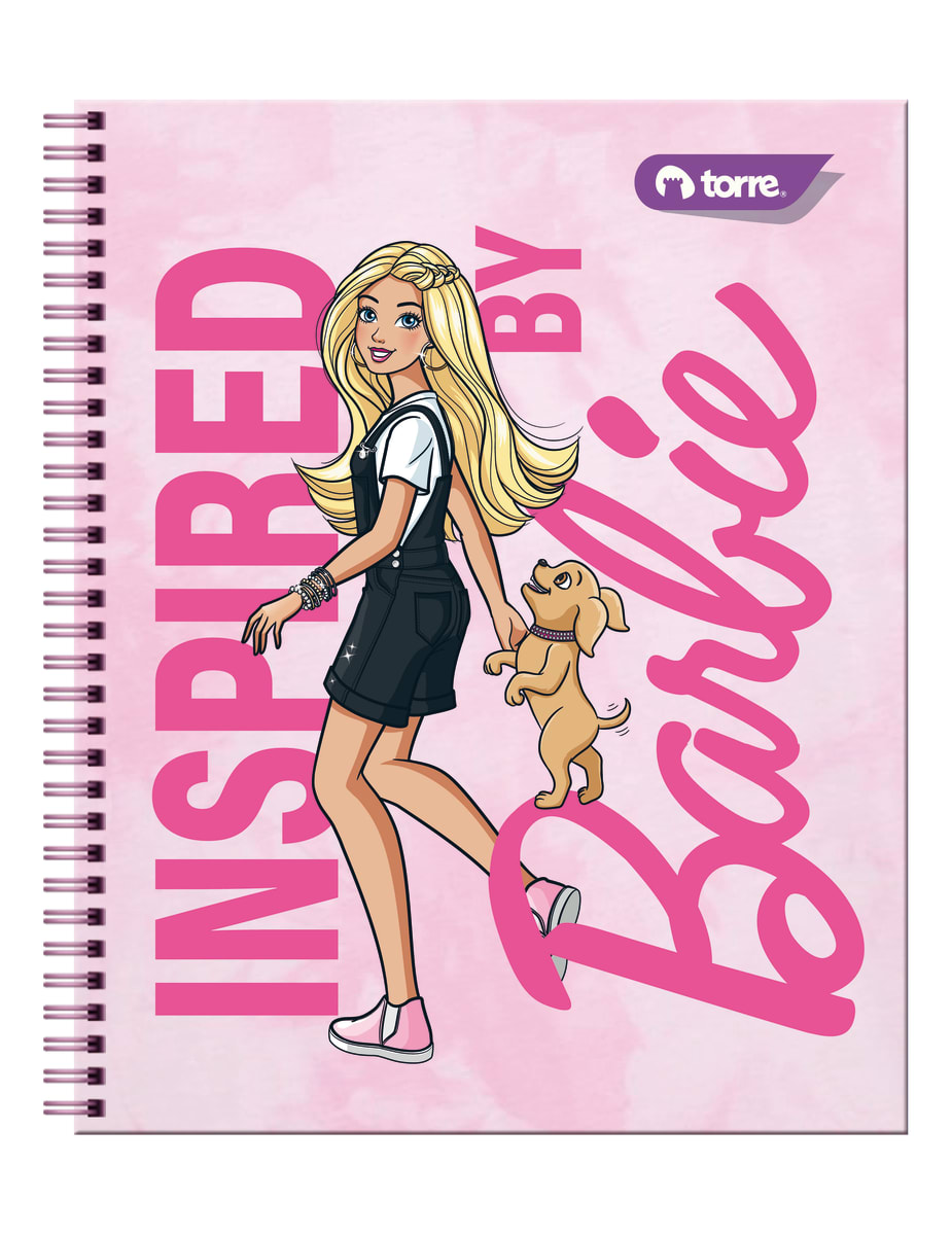 Cuaderno universitario Barbie 7mm 100 hjs Torrre4