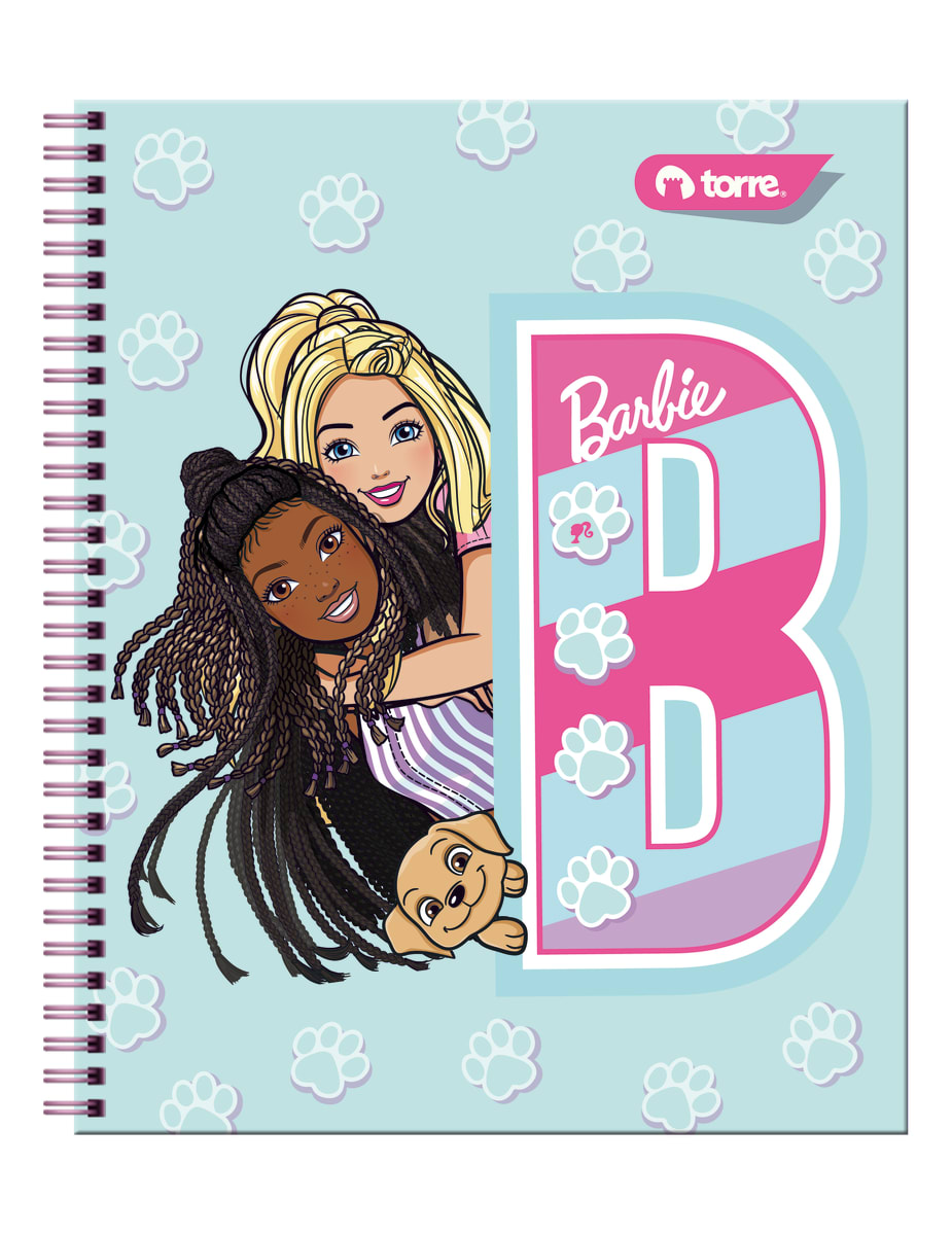 Cuaderno universitario Barbie 7mm 100 hjs Torrre8