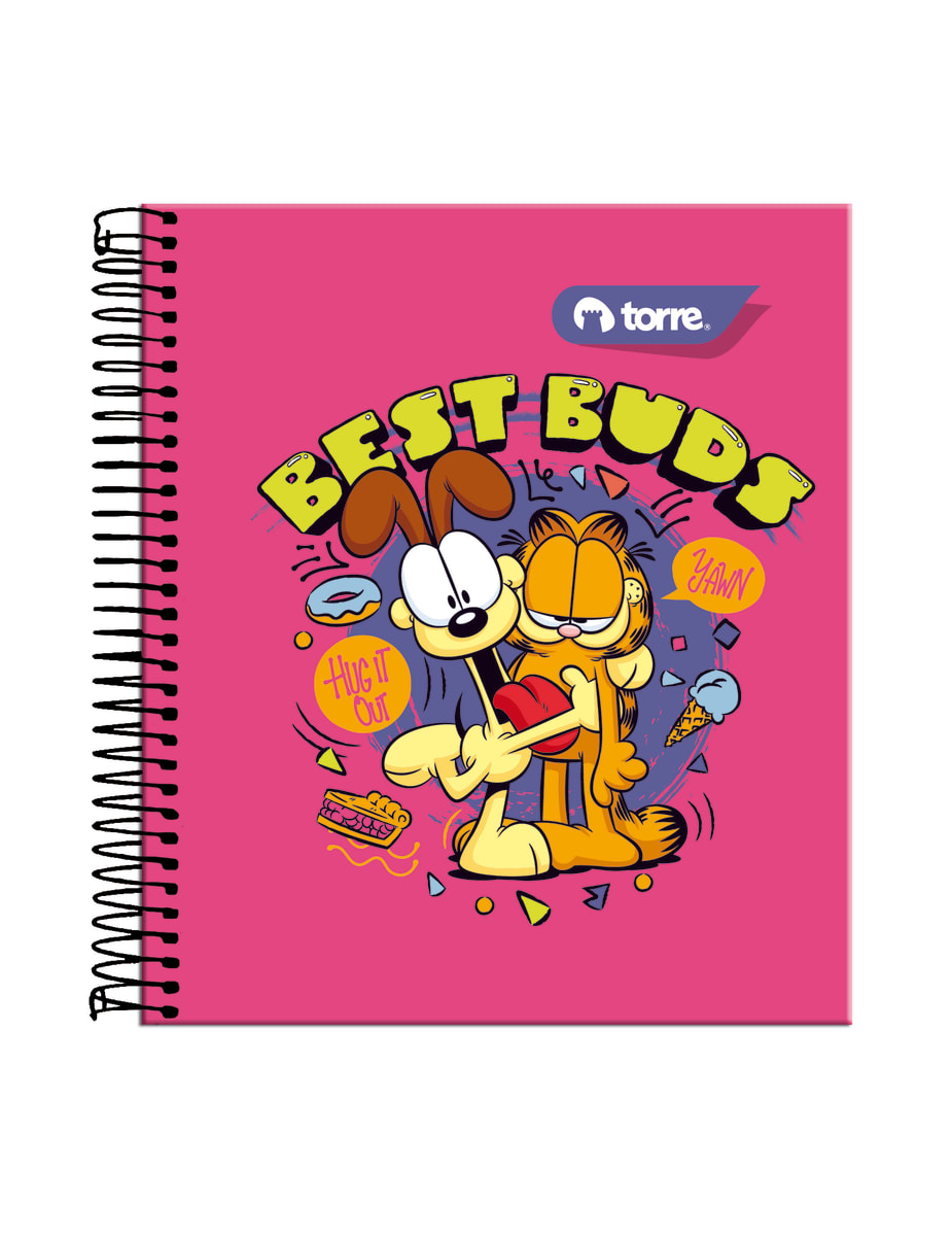 Cuaderno pocket Garfield 5mm 90 hjs Torre10