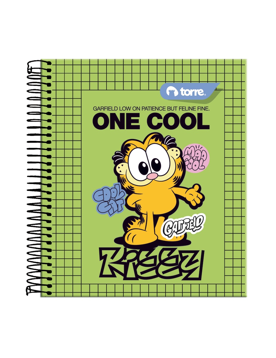 Cuaderno pocket Garfield 5mm 90 hjs Torre12