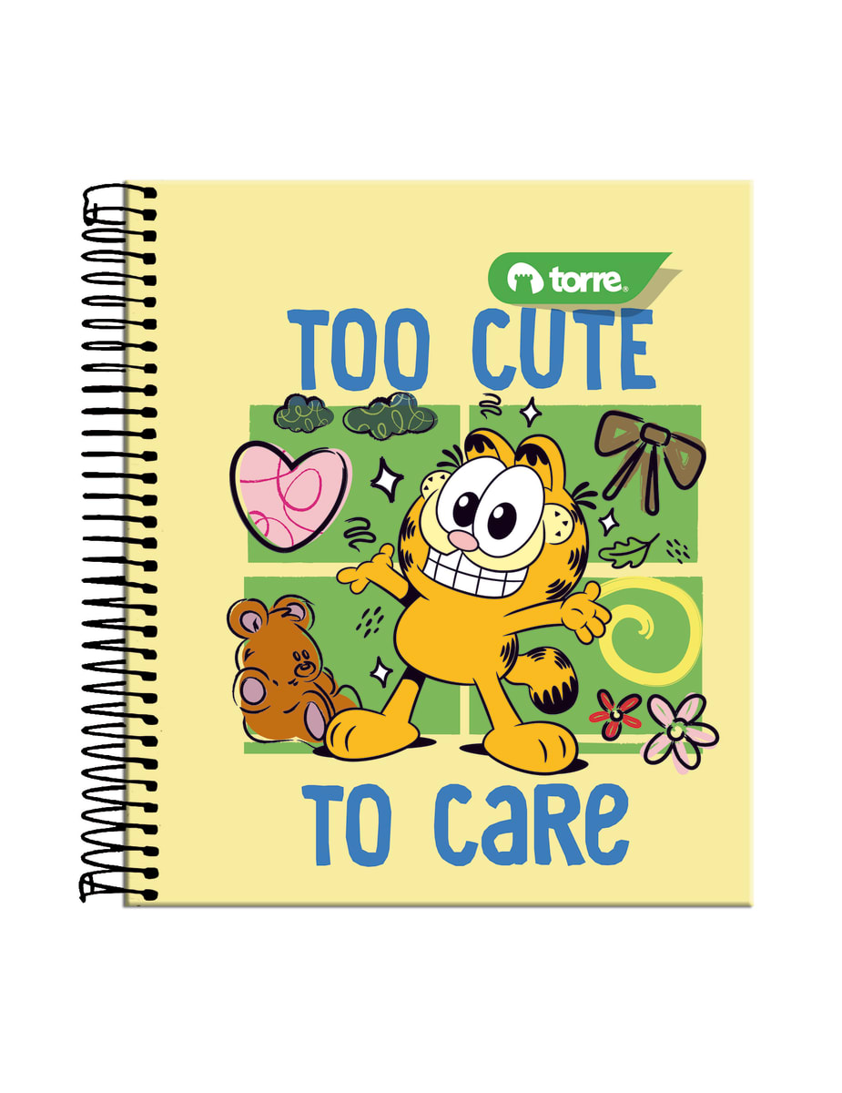 Cuaderno pocket Garfield 5mm 90 hjs Torre3
