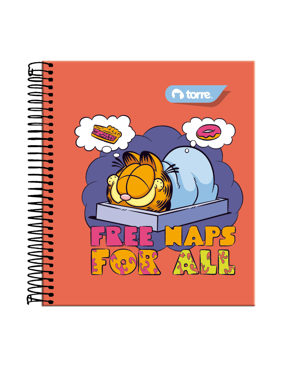 Cuaderno pocket Garfield 5mm 90 hjs Torre6