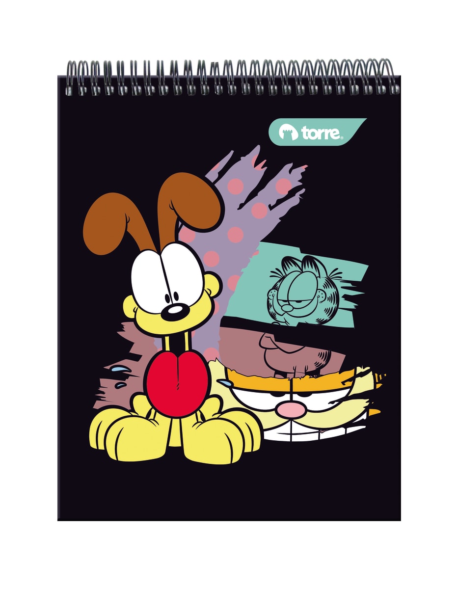 Croquera 16x21 cm Garfield Torre3