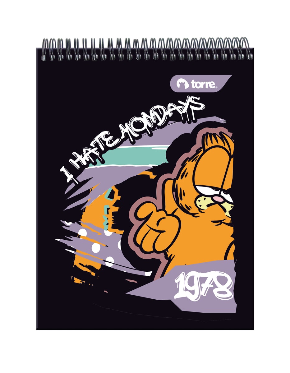 Croquera 16x21 cm Garfield Torre4
