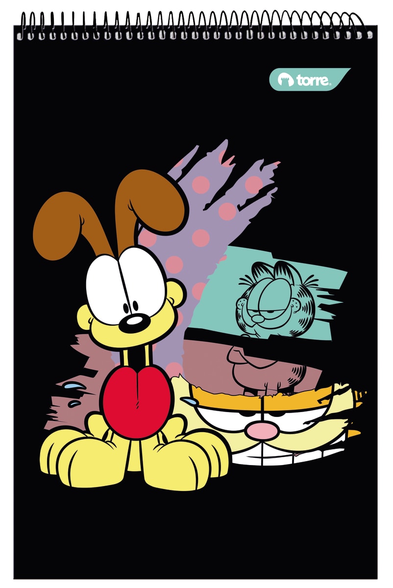 Croquera 21x32 cm Garfield Torre3