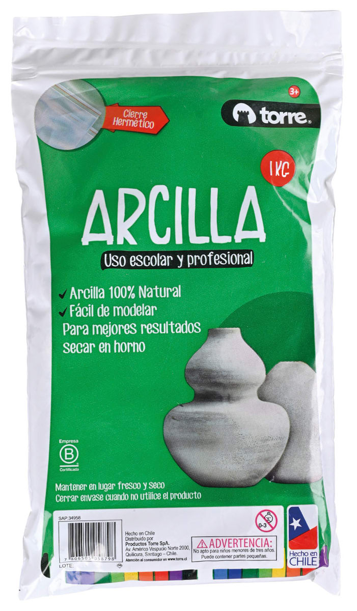 Arcilla 1 kilo Torre1