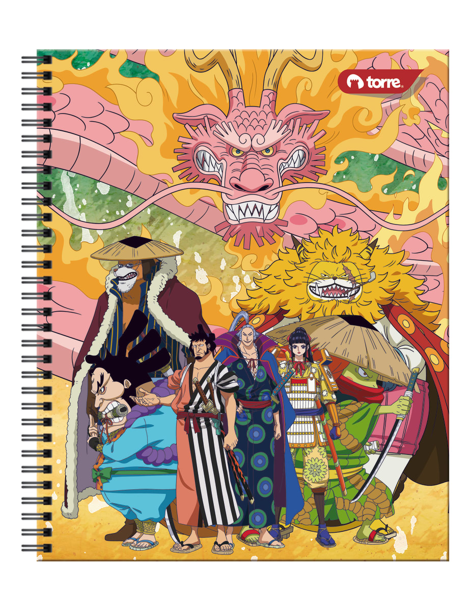 Cuaderno universitario One Piece 7mm 100 hjs Torre6