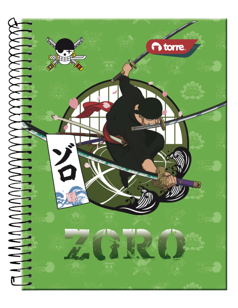 Cuaderno top One Piece 7mm 150 hjs Torre2