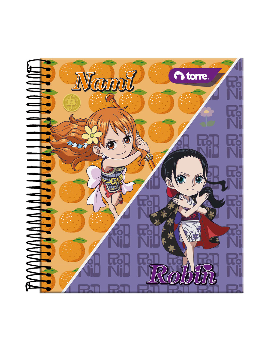 Cuaderno pocket One Piece 5mm 90 hjs Torre3