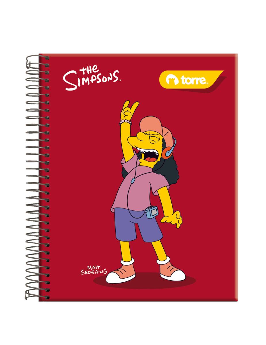 Cuaderno pocket Simpsons 5mm 90 hjs Torre2