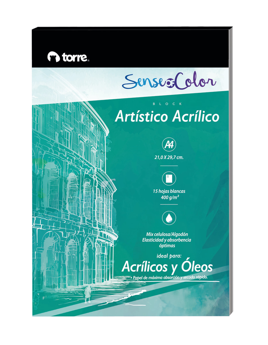 Block artistico acrilico A4 Sense of Color1