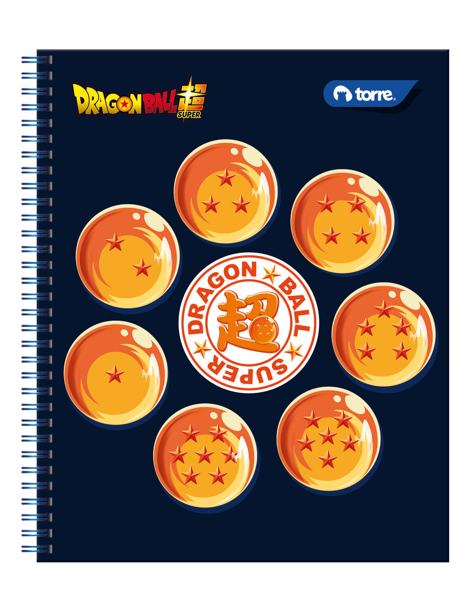 Cuaderno universitario Dragon Ball 7mm 100 hjs Torre10