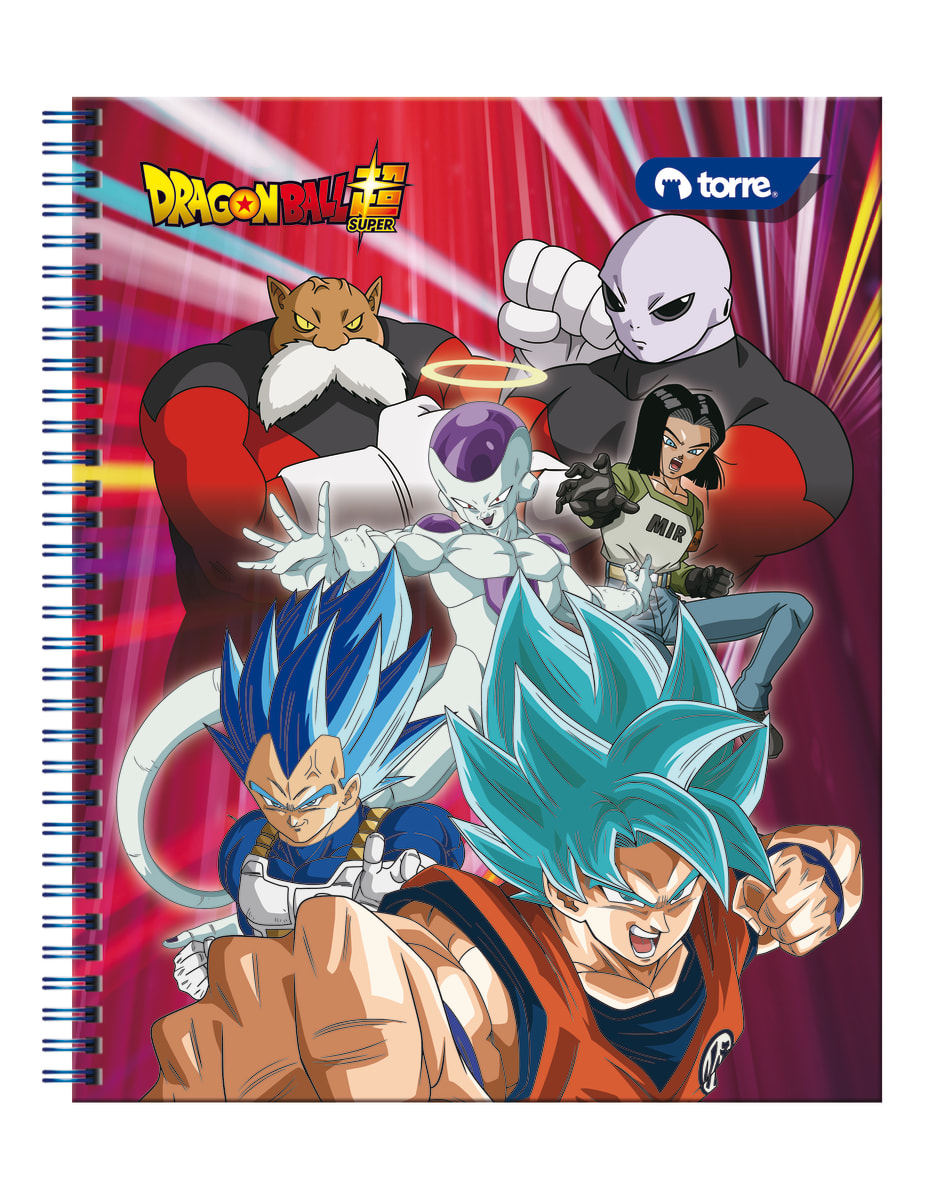 Cuaderno universitario Dragon Ball 7mm 100 hjs Torre2