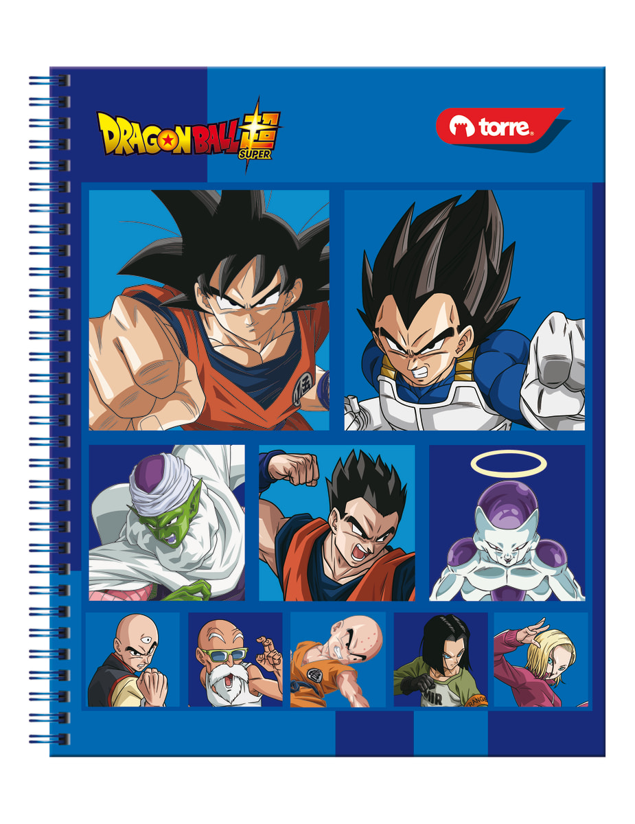 Cuaderno universitario Dragon Ball 7mm 100 hjs Torre6