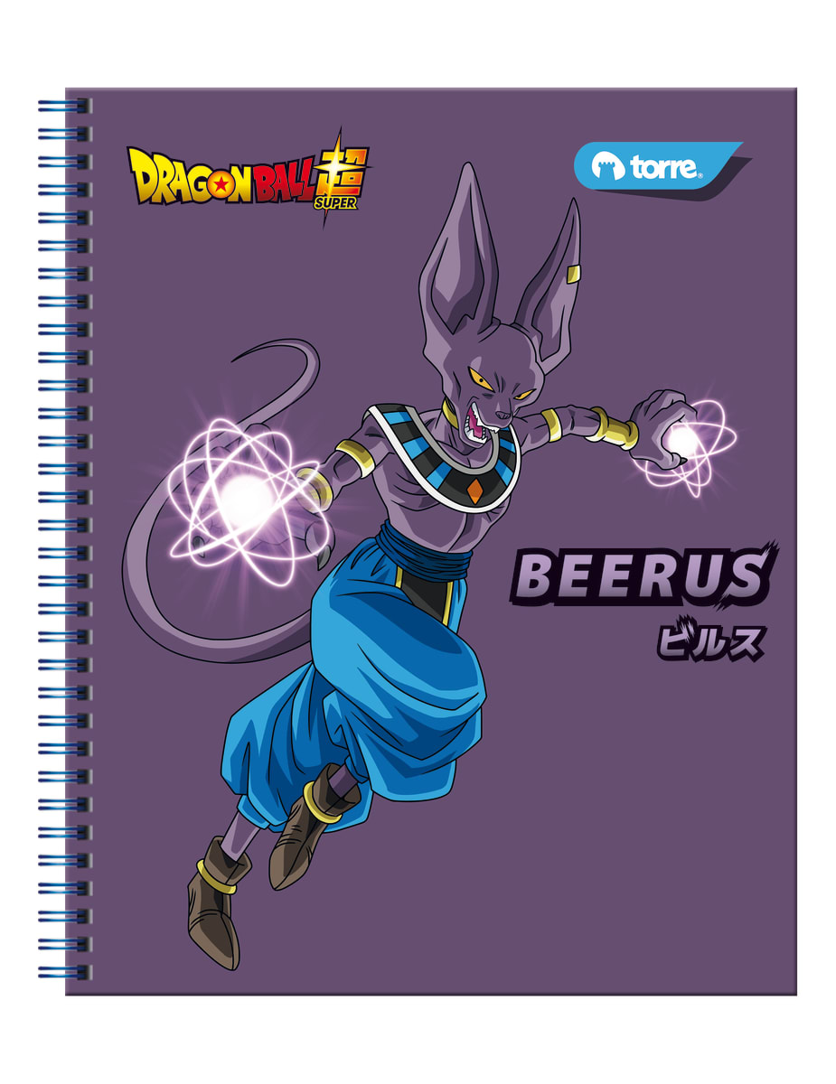 Cuaderno universitario Dragon Ball 7mm 100 hjs Torre7