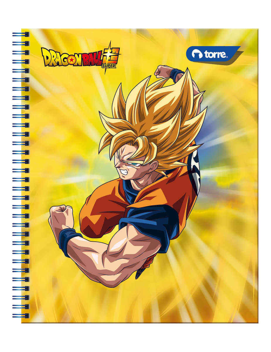 Cuaderno universitario Dragon Ball 7mm 100 hjs Torre9