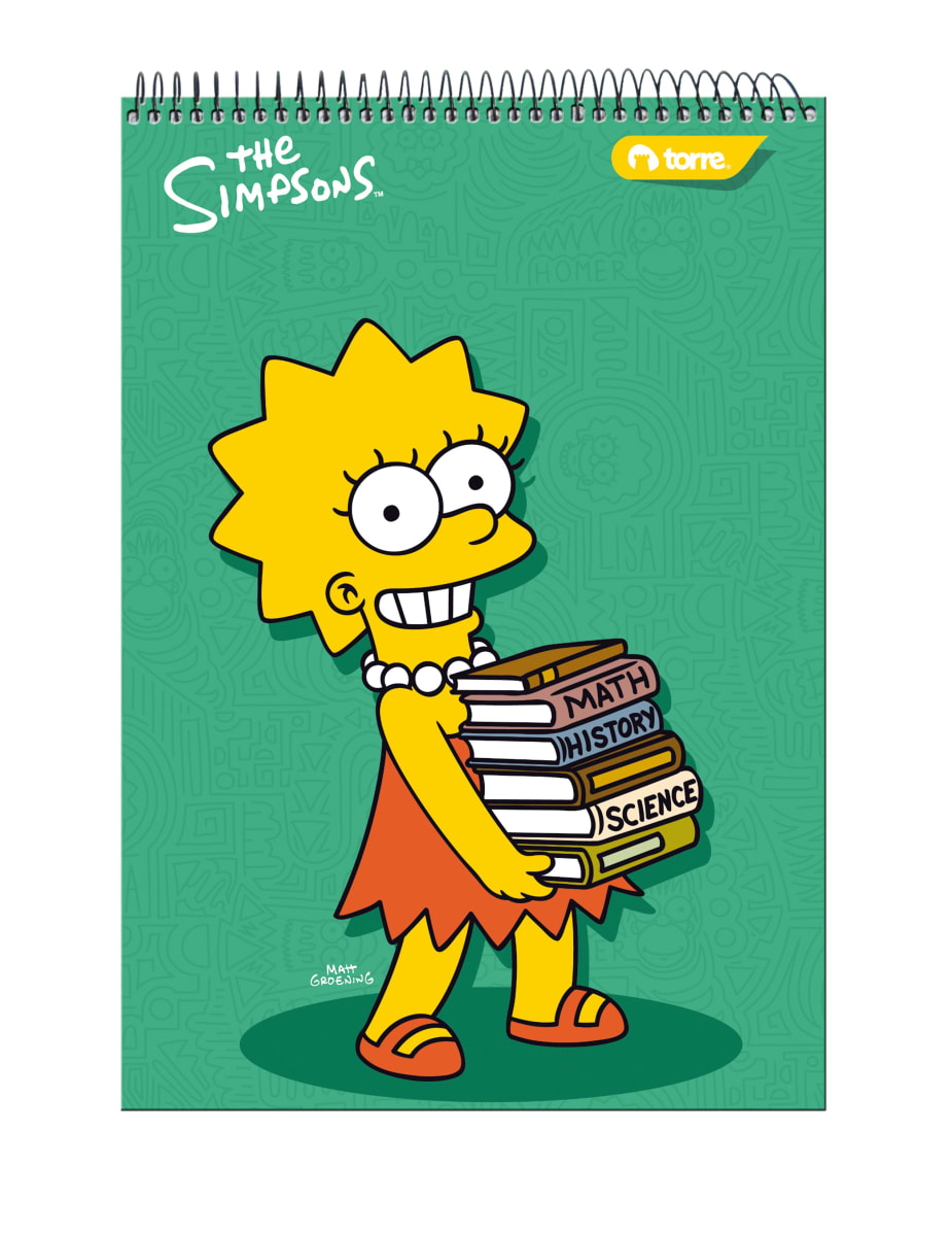 Croquera 21x32 cm Simpsons Torre1