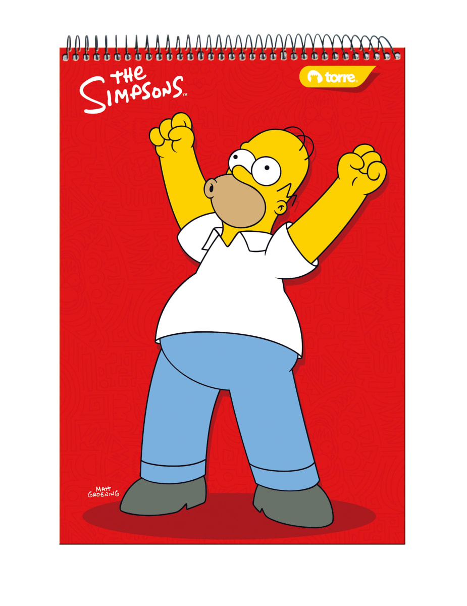 Croquera 21x32 cm Simpsons Torre2