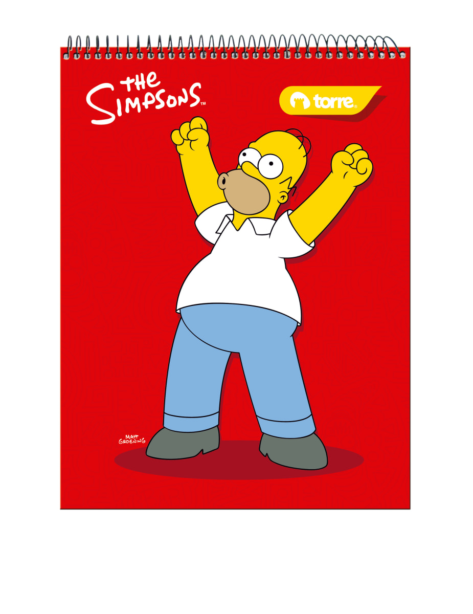 Croquera 16x21 cm Simpsons Torre2