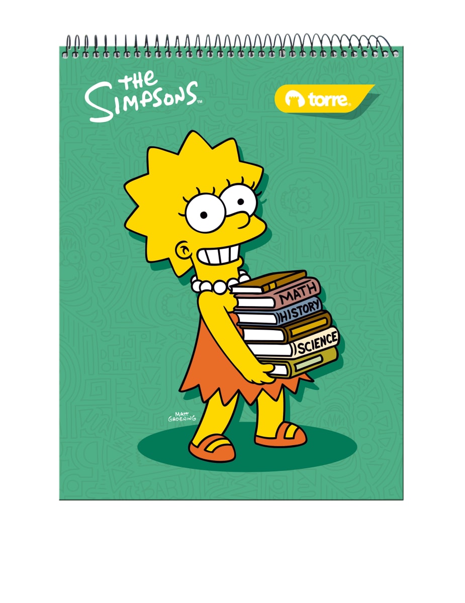 Croquera 16x21 cm Simpsons Torre4