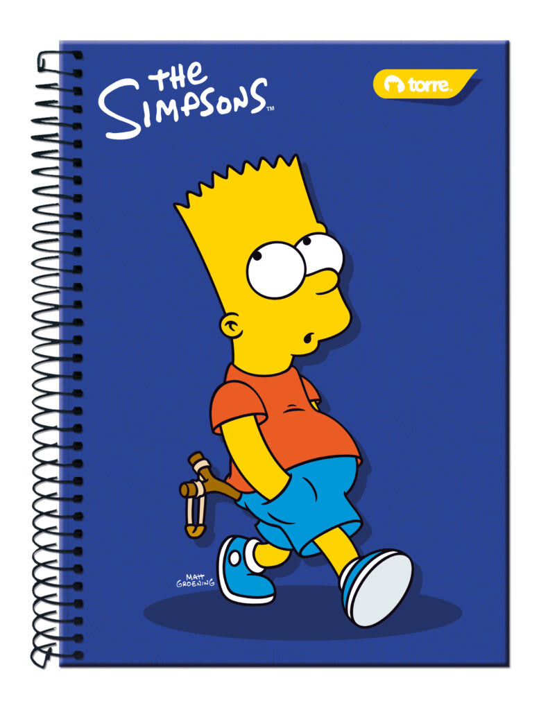 Cuaderno top Simpsons 7mm 150 hjs Torre2