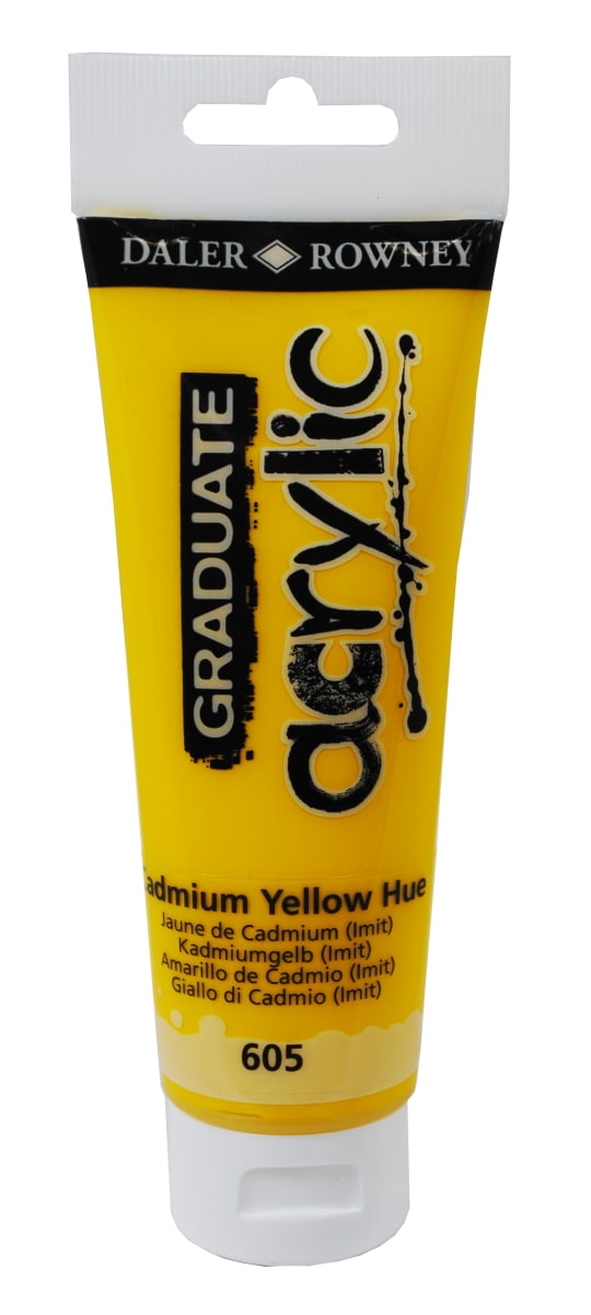 Tubo acrílico graduate 120ml cadmium yellow1