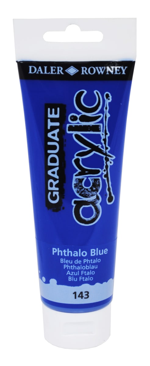 Tubo acrílico graduate 120ml phtalo blue1