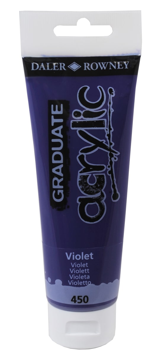 Tubo acrílico graduate 120ml violet1