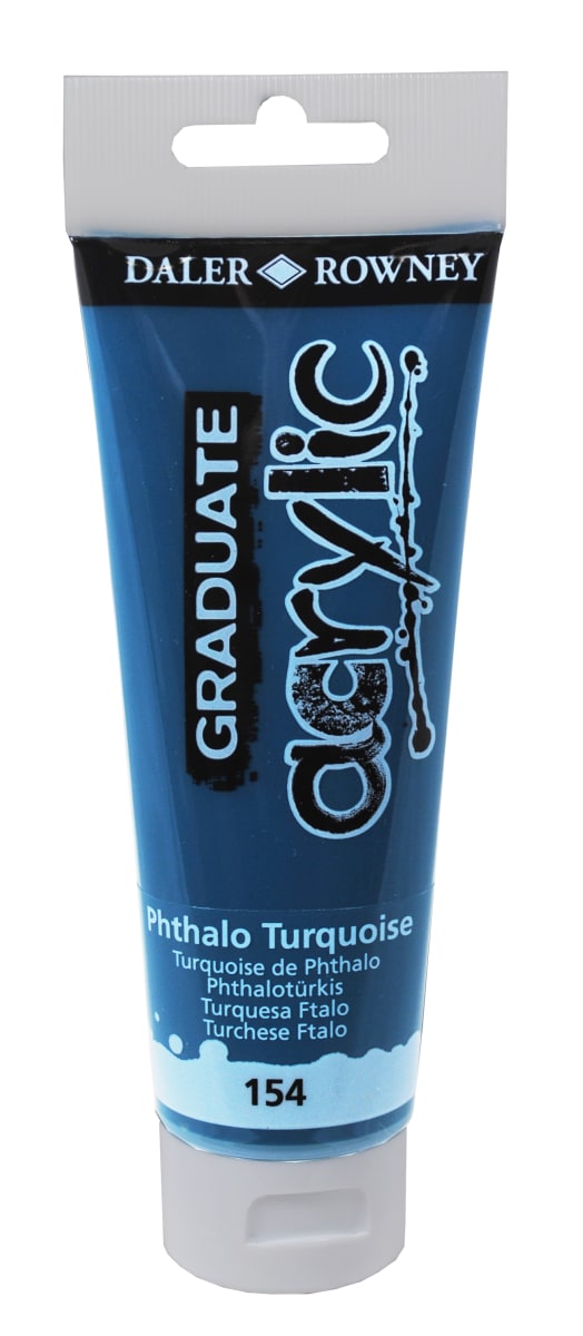 Tubo acrílico graduate 120ml phthalo turq1