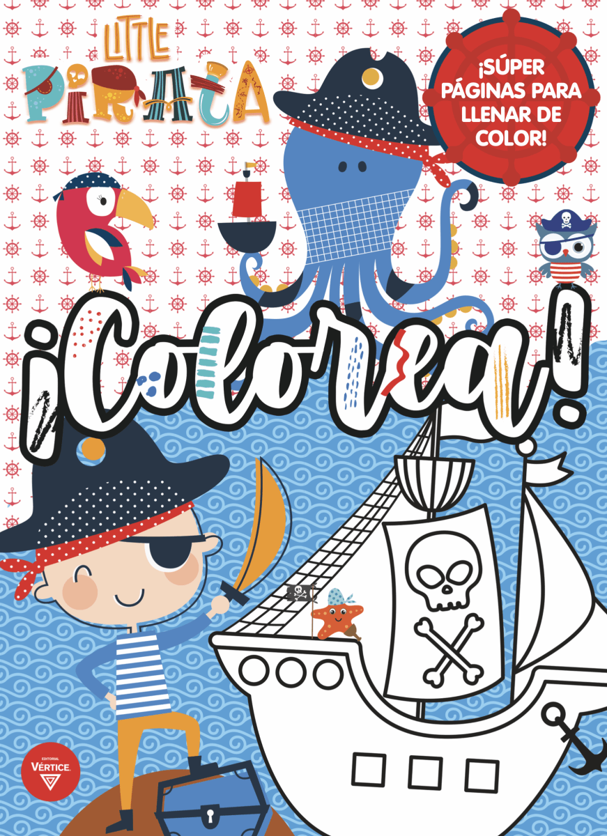 Libro para colorear piratas1