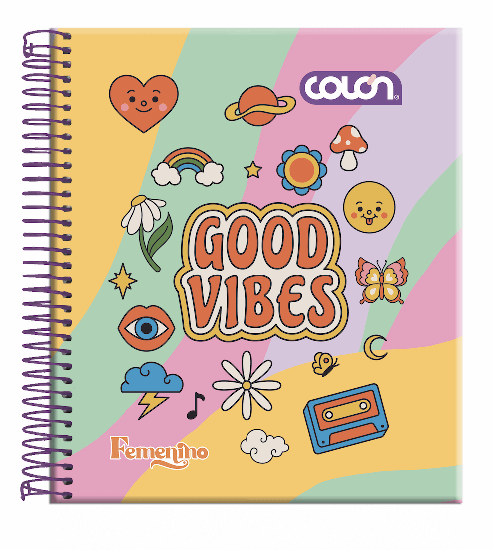Cuaderno book Femenino 7mm 150 hjs Colon1