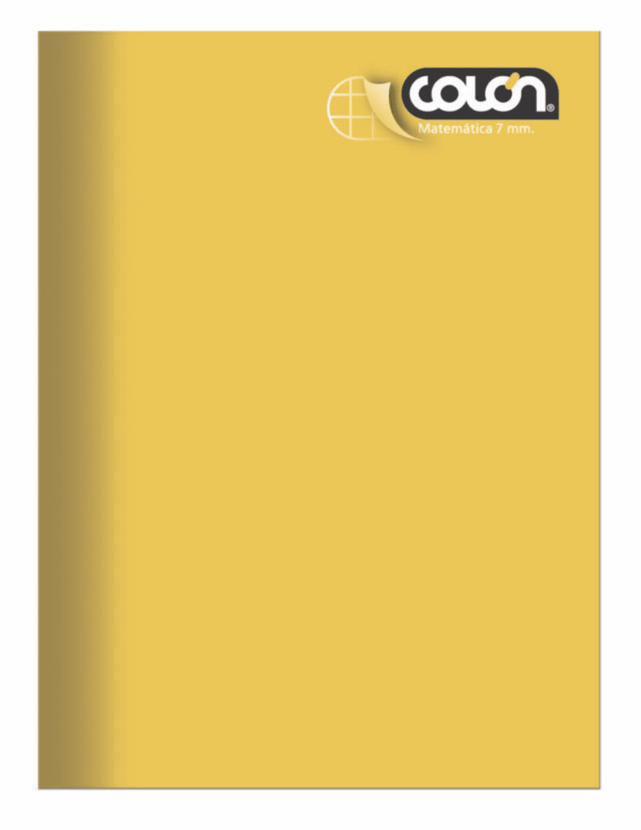 Cuaderno college liso 5mm 80 hjs Colon3