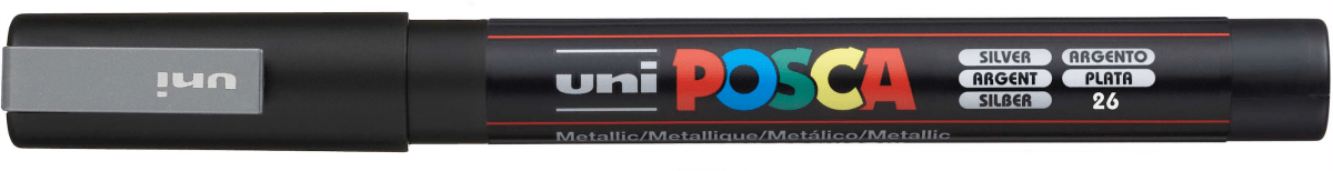 Marcador Posca 3M plata1