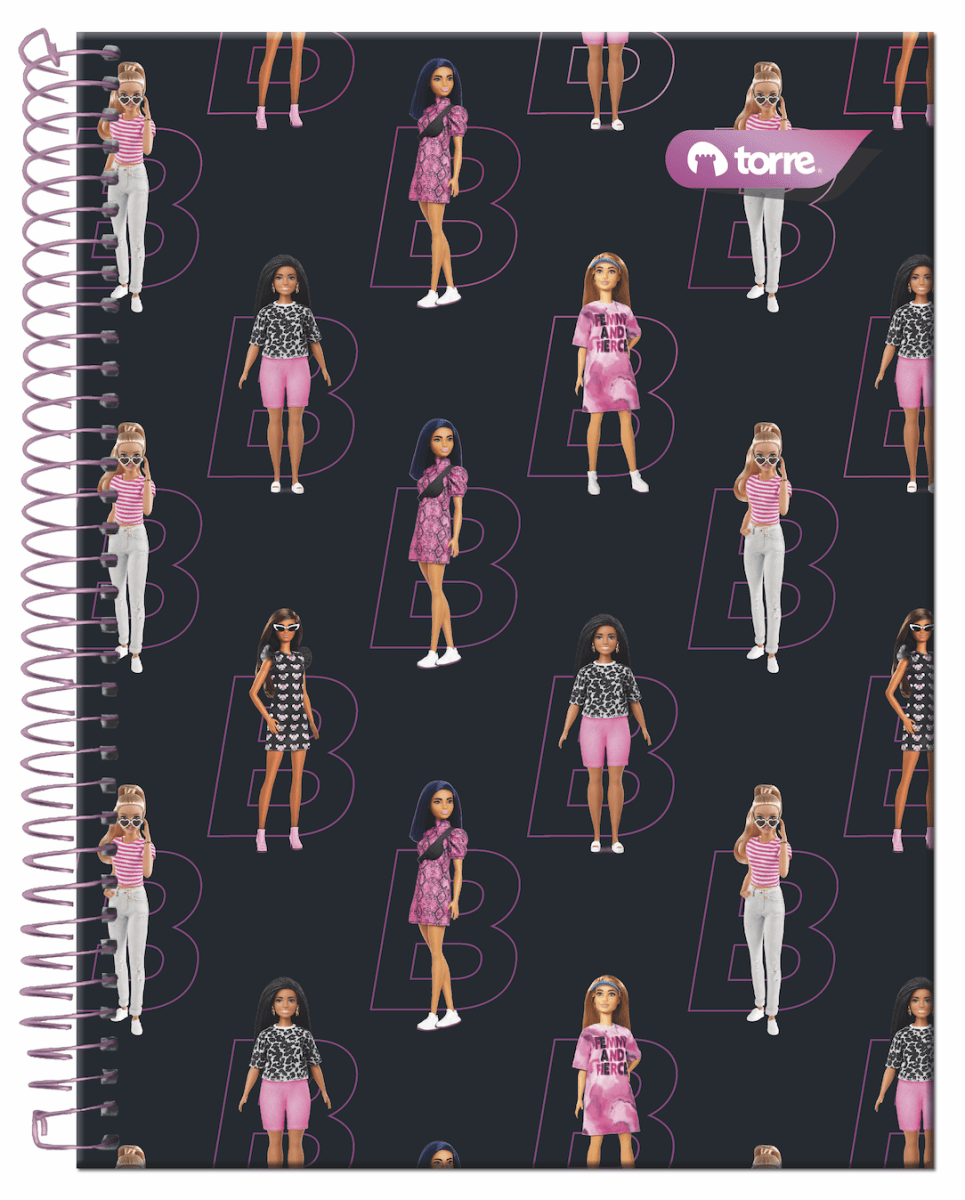 Cuaderno top Barbie 7mm 120 hjs Torre3