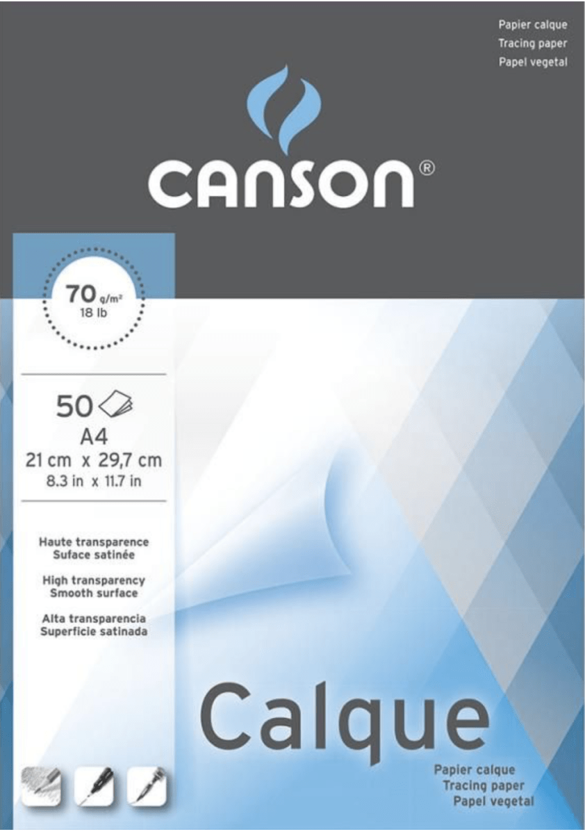 Block artistico calque A4 Canson1