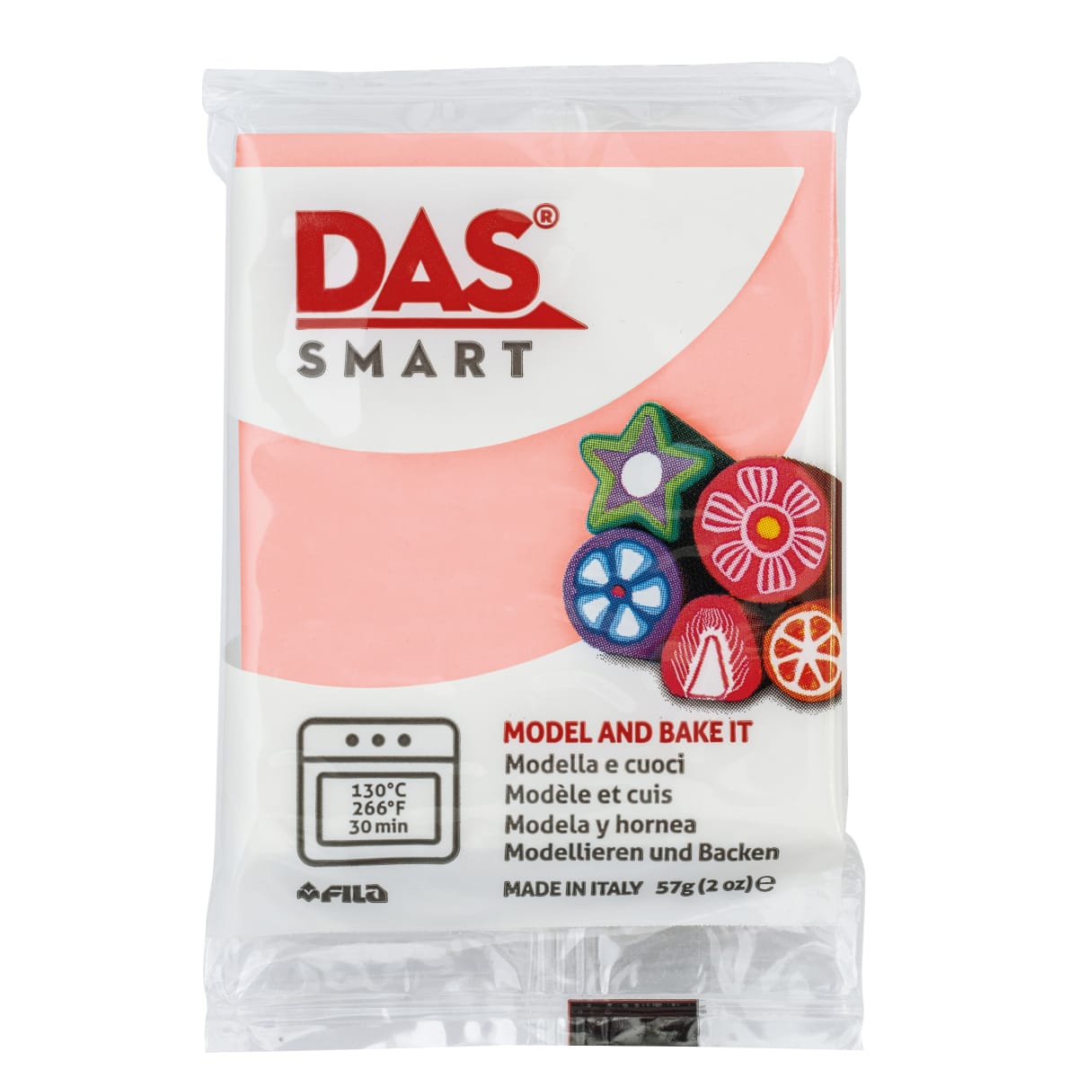 Masa polimérica Das Smart rosa c1