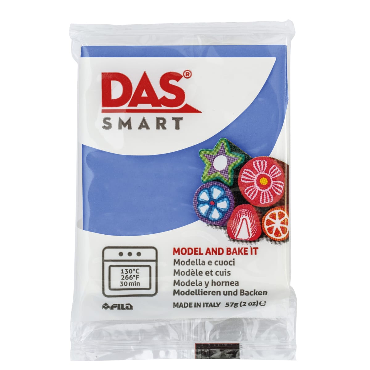 Masa polimérica Das Smart azúl cobalto1
