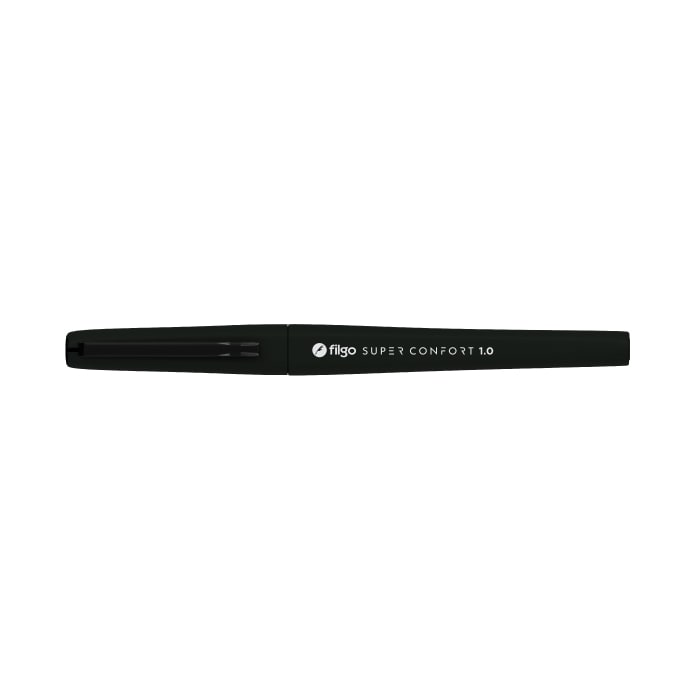 Bolígrafo super confort negro filgo1