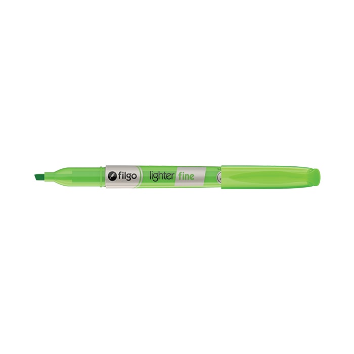 Destacador tipo lápiz lighter fine verde filgo1