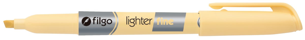 Destacador tipo lápiz lighter fine pastel amarillo filgo1