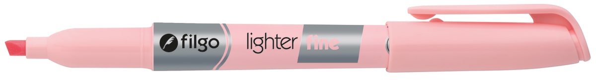 Destacador tipo lápiz lighter fine pastel rosa filgo1