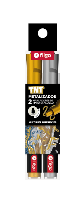 Set 2 marcadores acrílicos TNT 3.0 metal filgo1