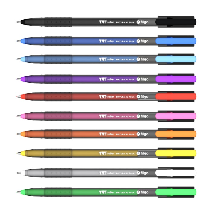 Set 10 roller TNT filgo colores tradicionales1