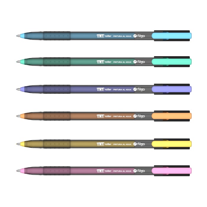Set 6 roller TNT filgo colores pasteles2